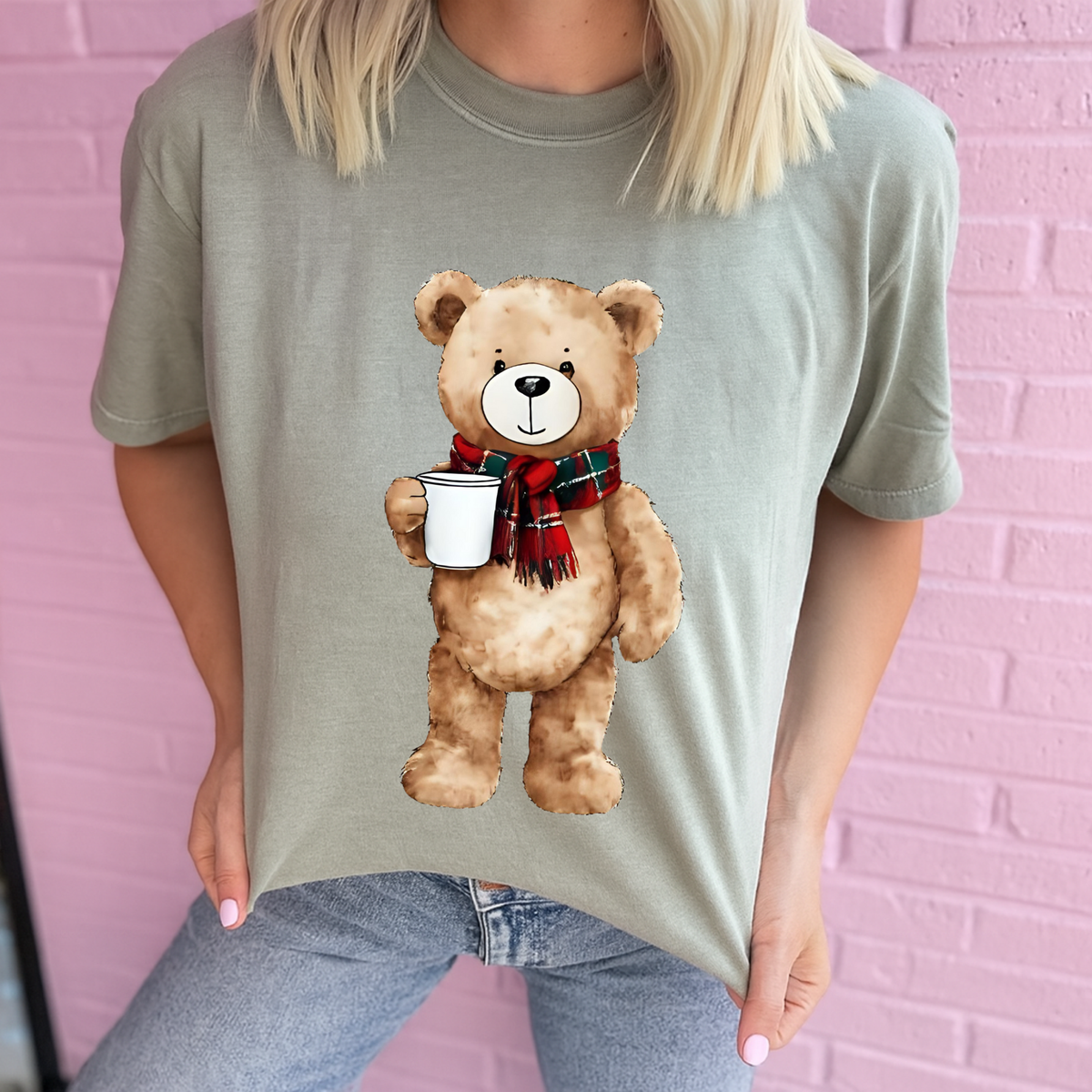 Preppy Teddy Graphic Tee