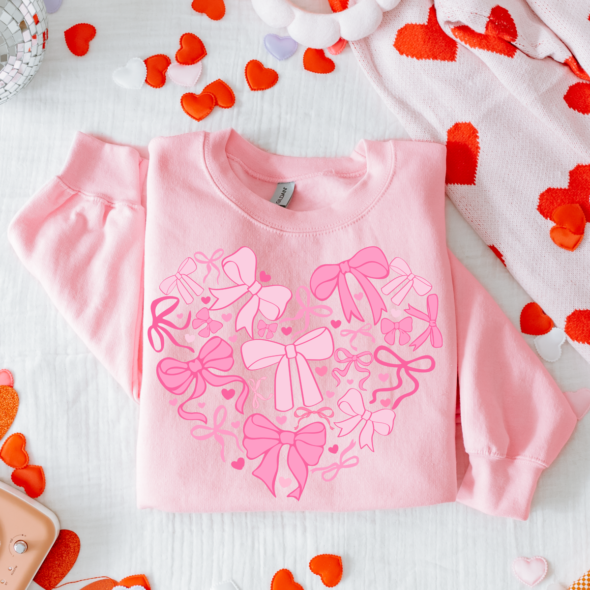 Bow Heart Graphic Tee