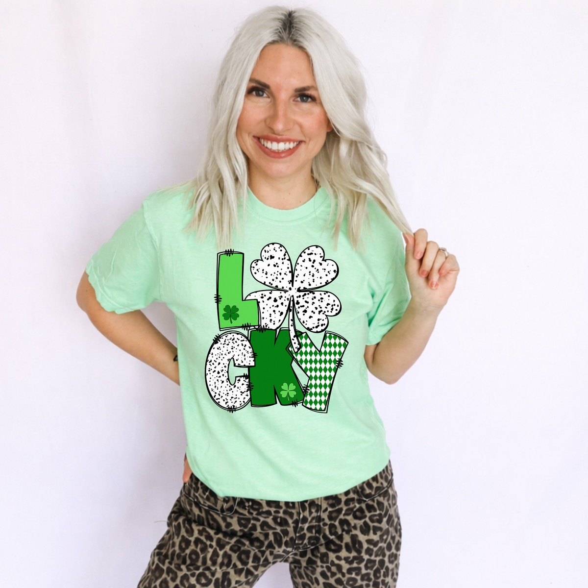 Stacked Lucky Graphic Tee