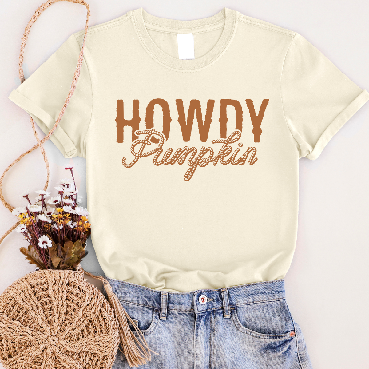 Howdy Pumpkin Rope Graphic Tee