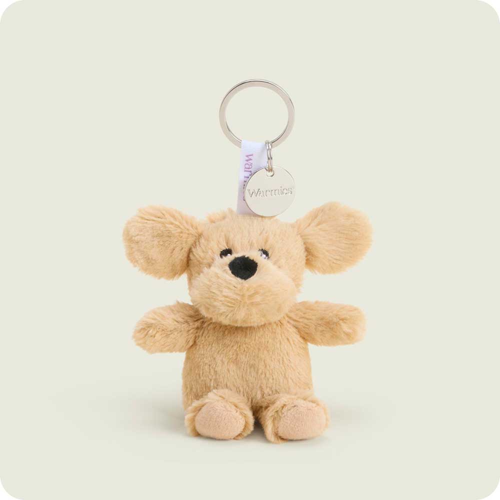 Warmies Golden Dog Keychain