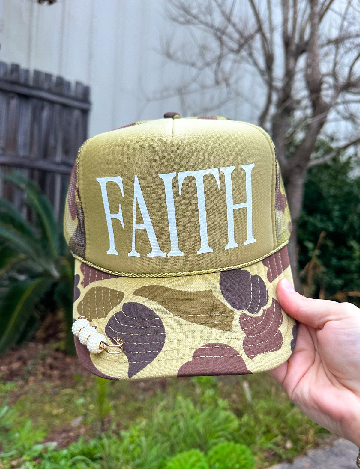 FAITH Two-Tone Camo Trucker