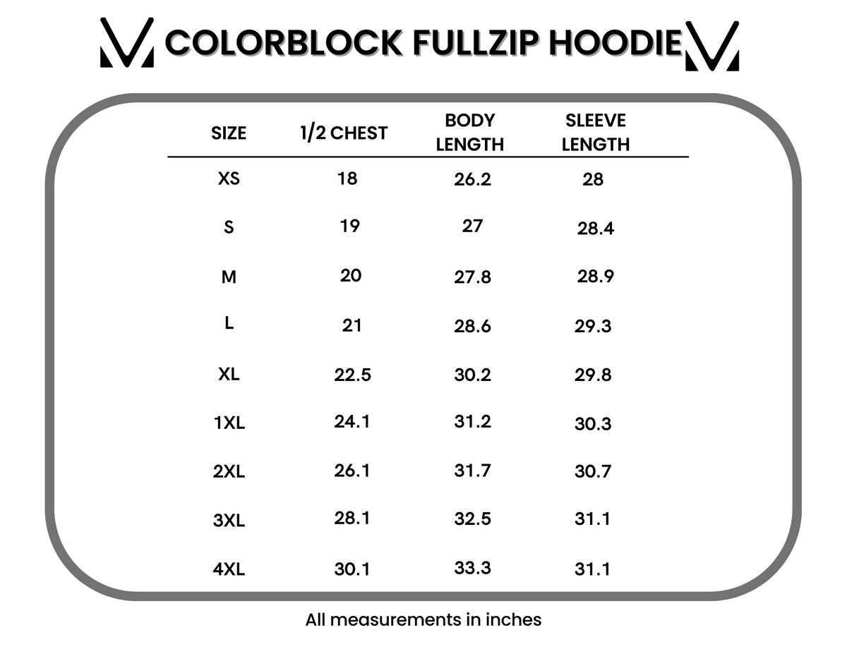 Colorblock Fullzip - Red, Winter Berry, Evergreen