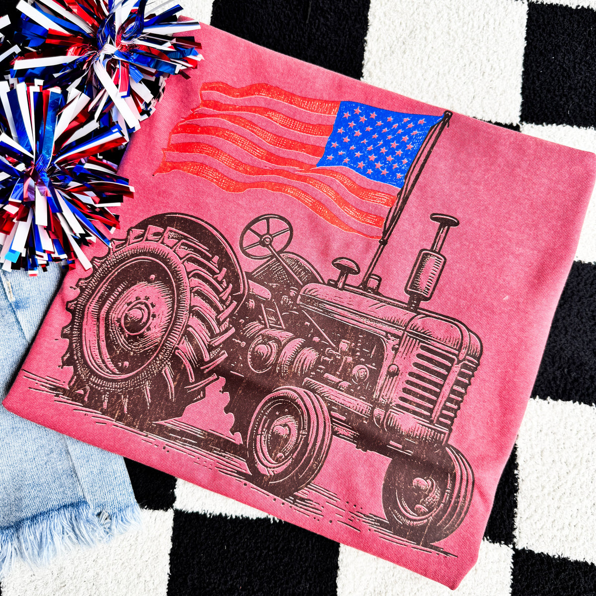 USA Tractor Graphic Tee