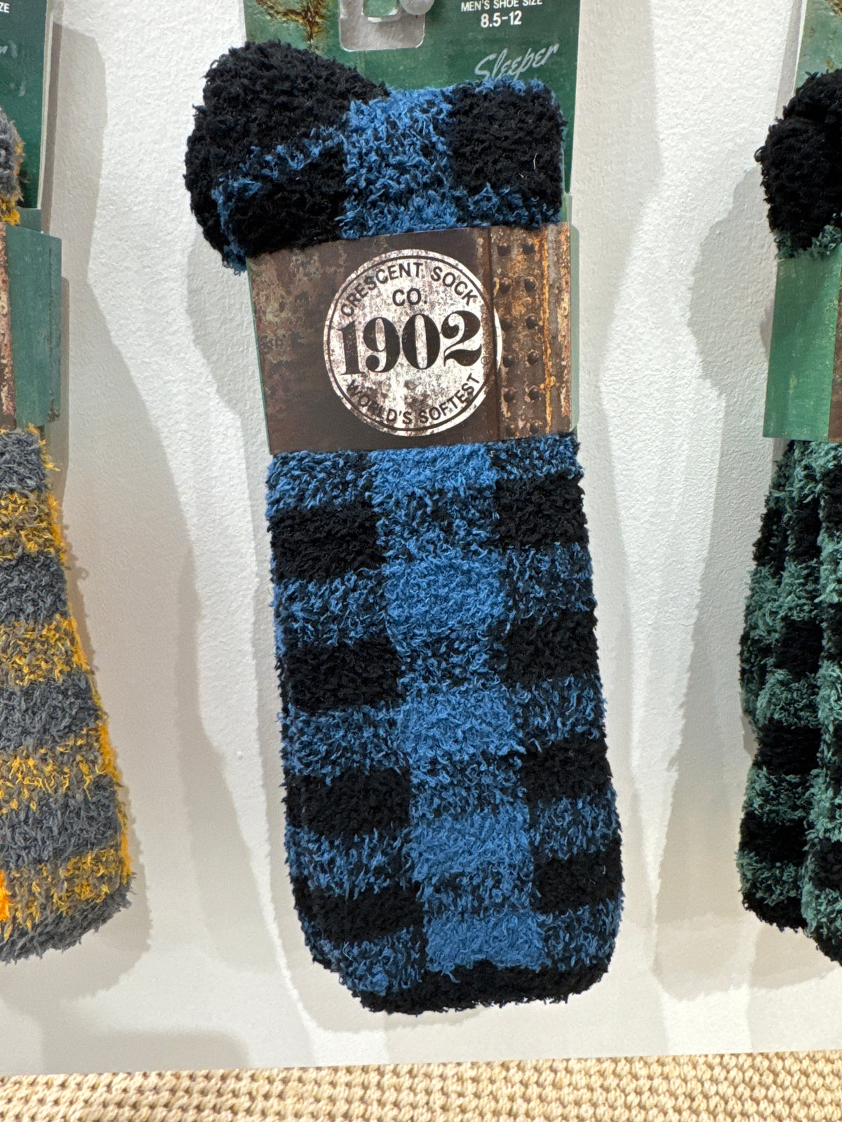 World's Softest Socks | Blue Plaid