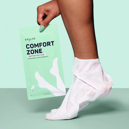 Comfort Zone Soothing Foot Mask with - 3 Pairs