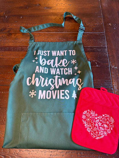 Holiday Gift Box Sets - Apron and Pot Holder
