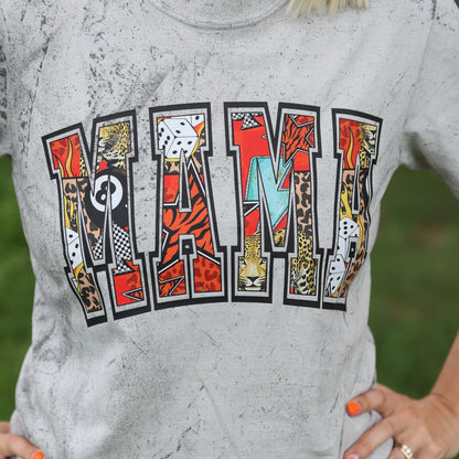 8 Ball Mama DIstressed Graphic Tee
