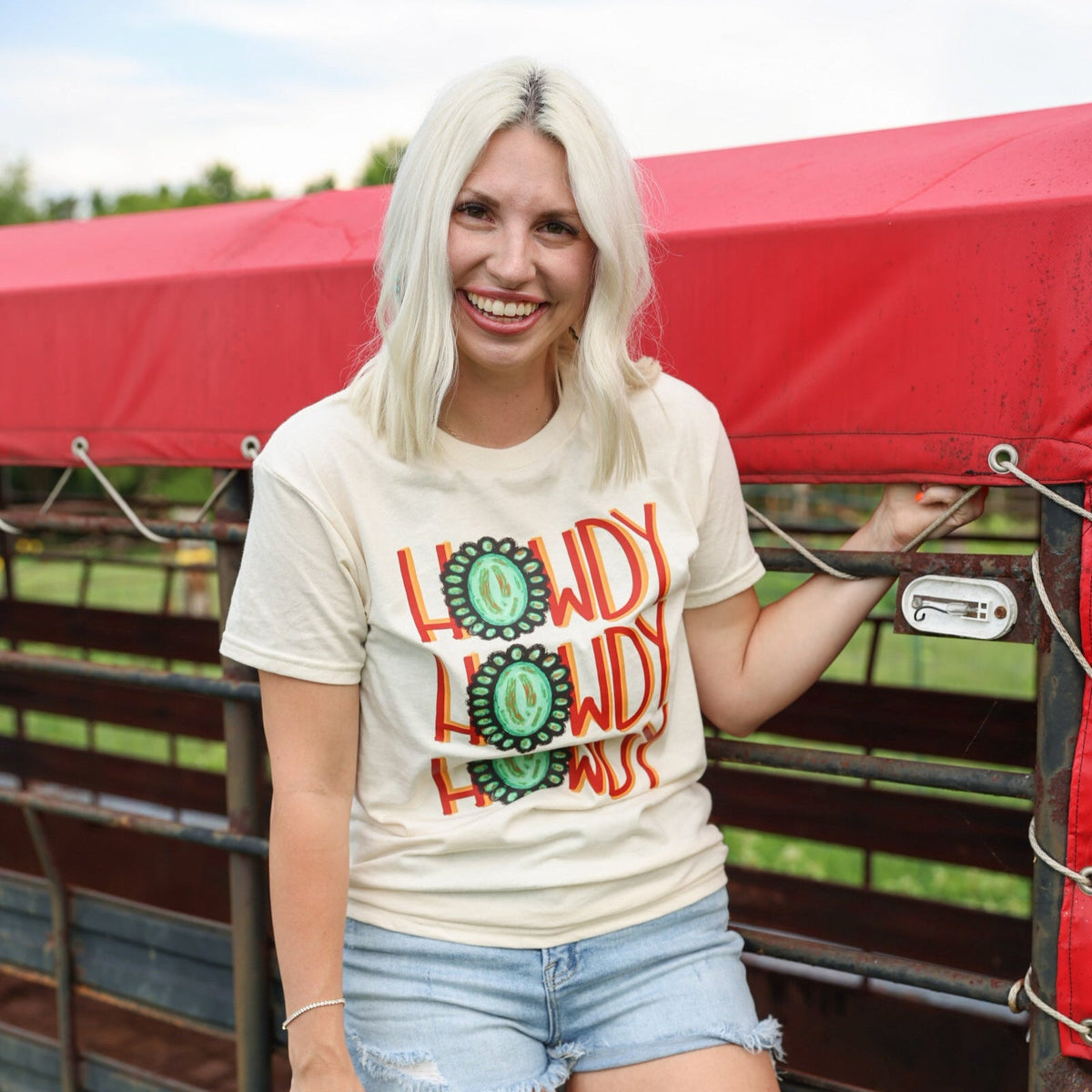 Howdy Howdy Concho Graphic Tee