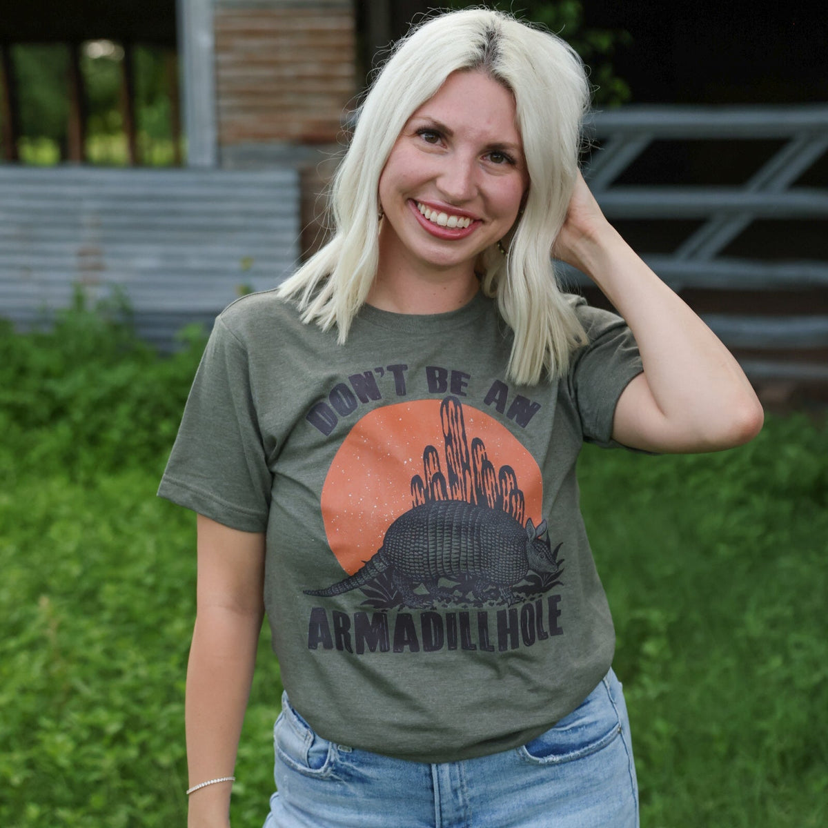 Don't Be An Armadillhole Graphic Tee