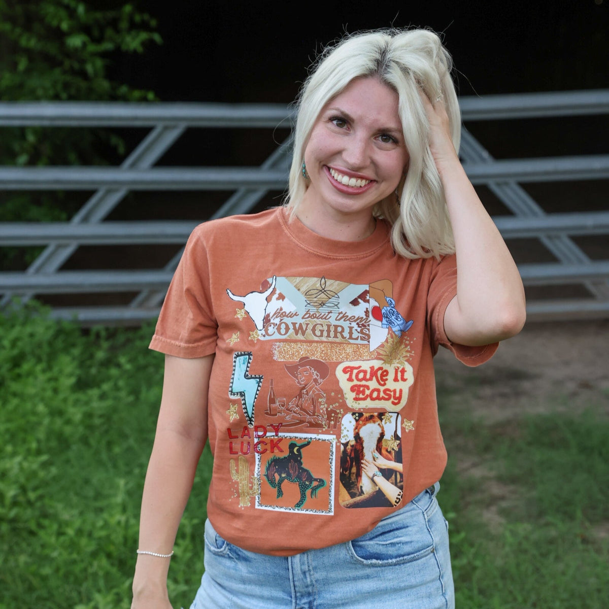How Bout Them Cowgirls Graphic Tee