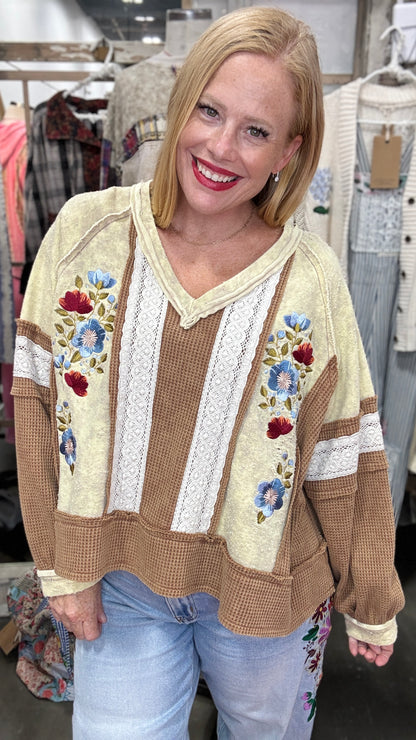 Wildflower Soul Embroidered Top by POL