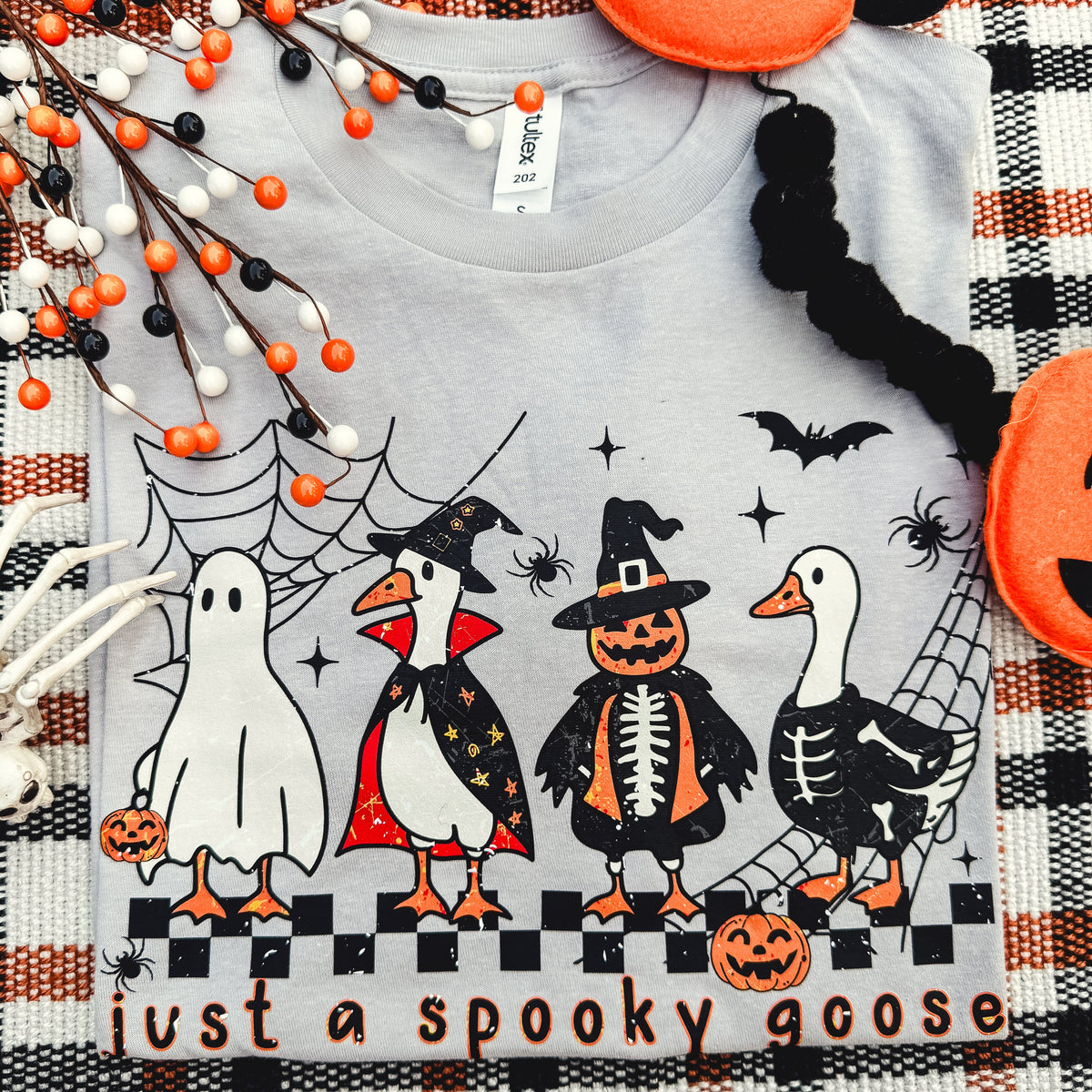 Just A Spooky Goose Soft Graphic Tee