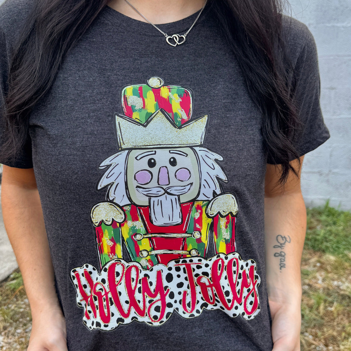 Holly Jolly Nutcracker Graphic Tee