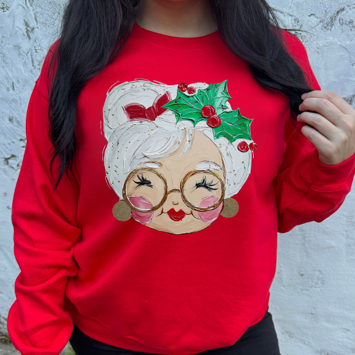 Mrs Clause Graphic Crewneck