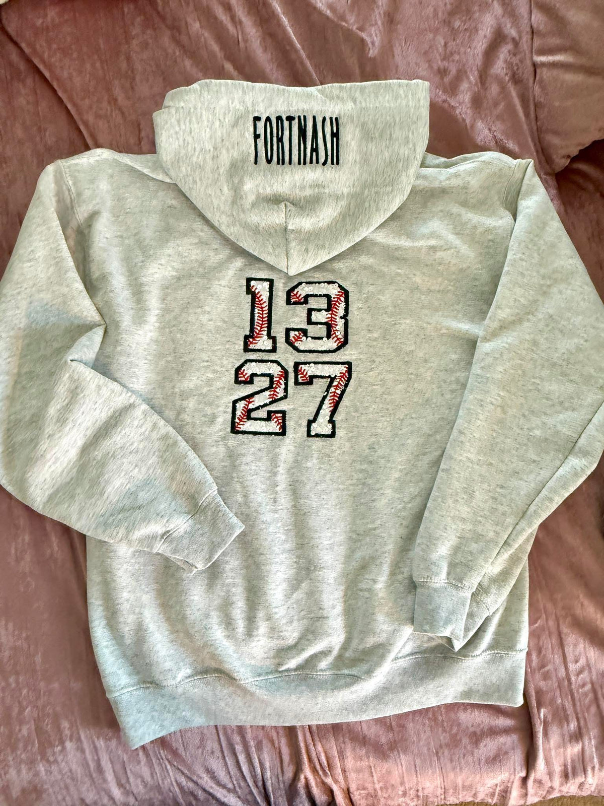 Custom Embroidered Sports Hoodie