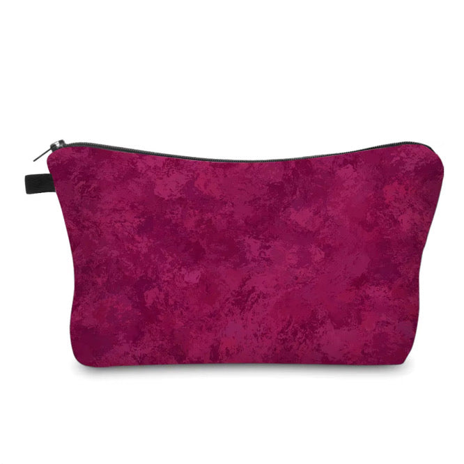 Pouch - Maroon Acid Wash