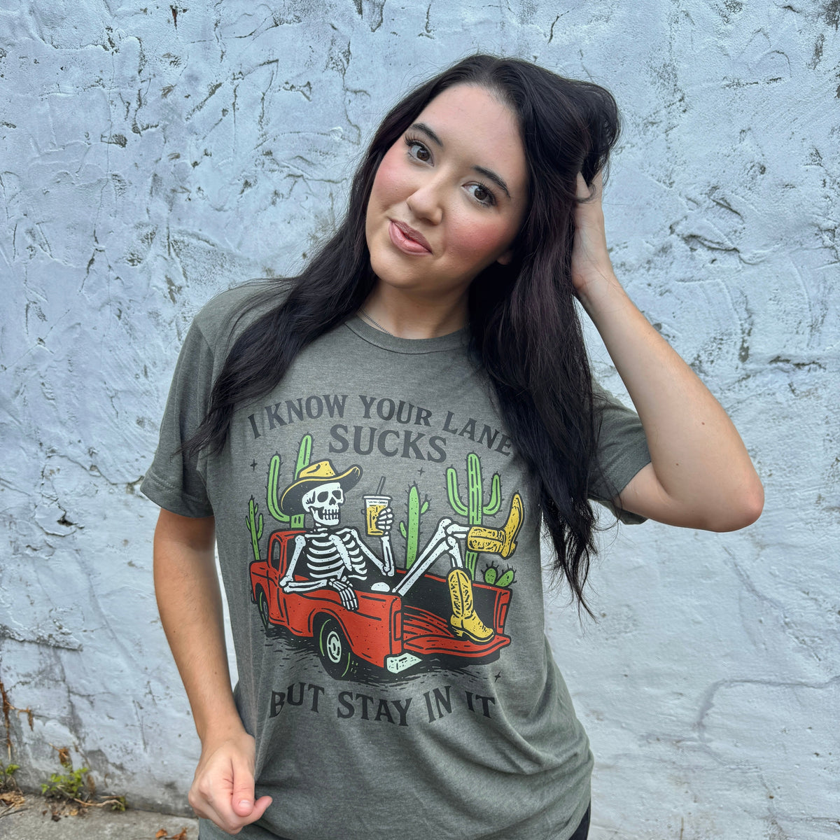 Stay In Your Lane Graphic Tee