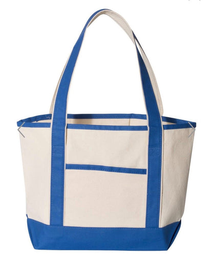 Embroidered Canvas Tote