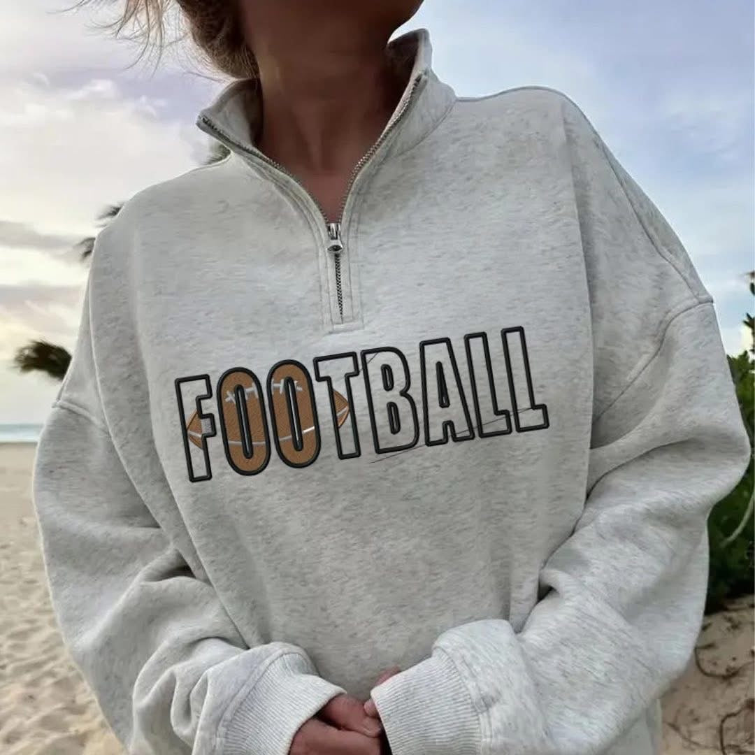 Embroidered Sports 1/2 Zip