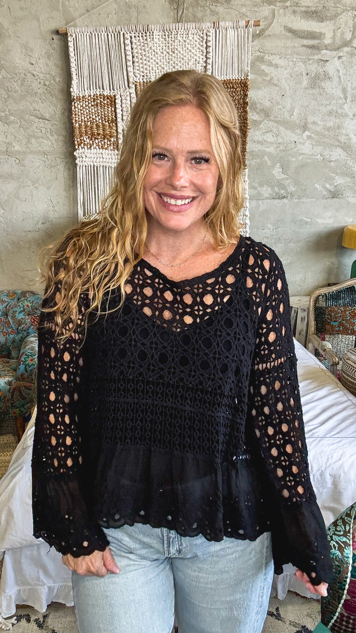 Crafted in Crochet Sweater
