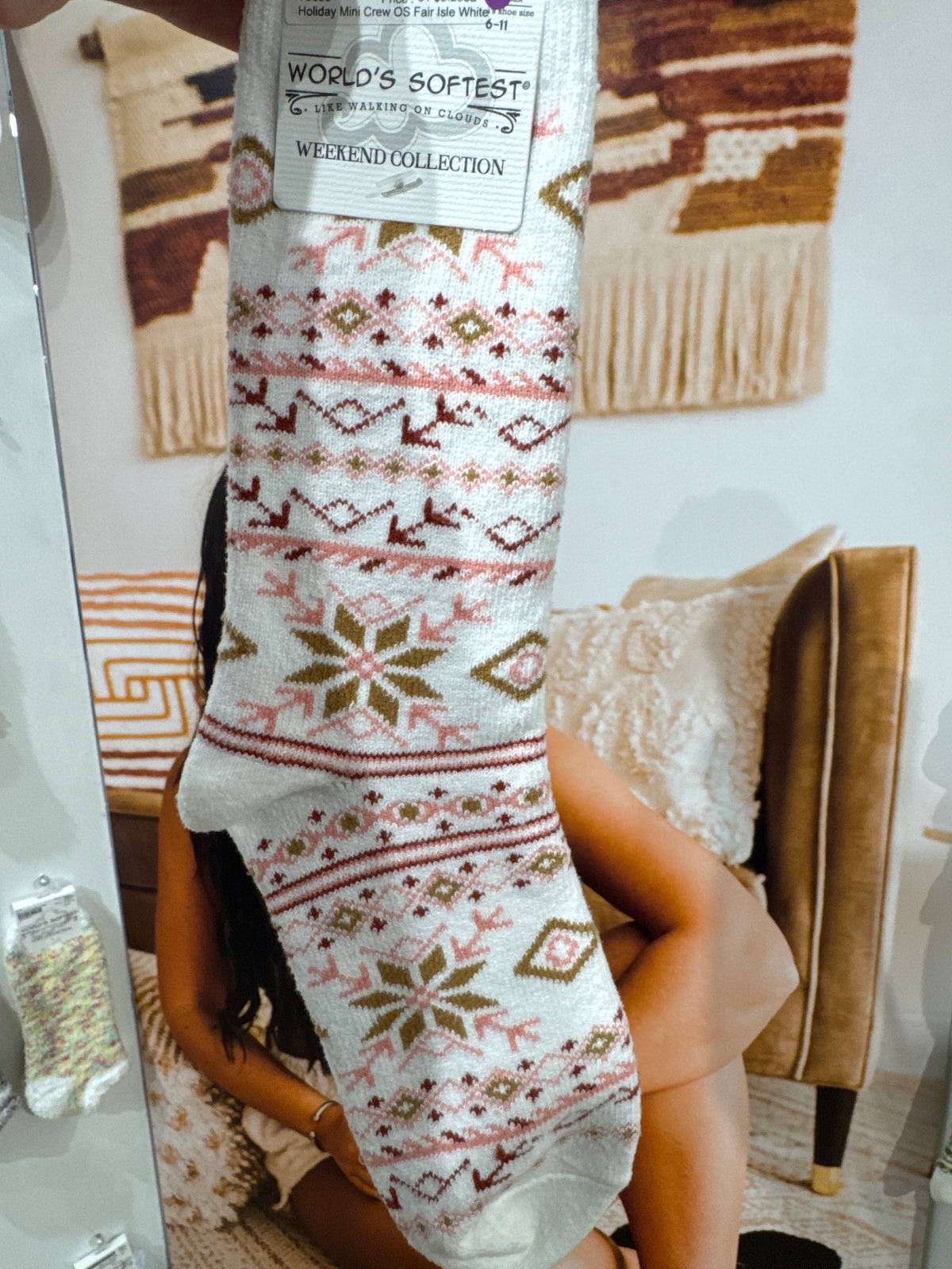 World's Softest Socks | Fair Isle Multi