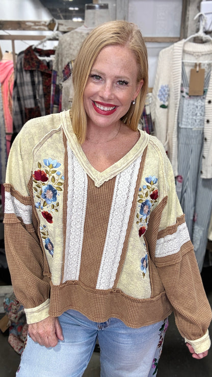 Wildflower Soul Embroidered Top by POL