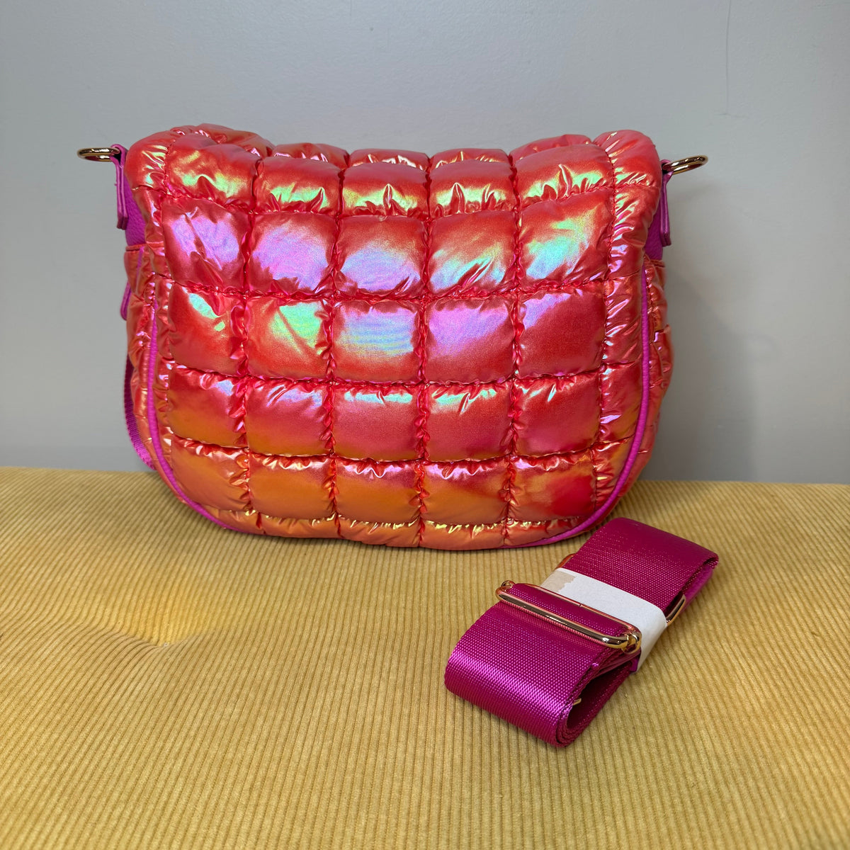 The Roni Nylon Crossbody - Puffer