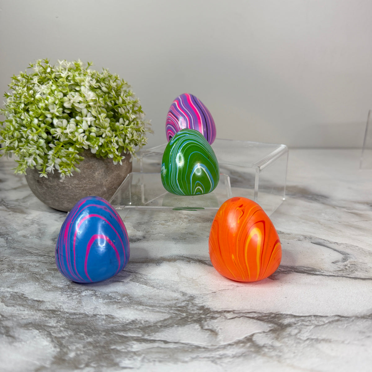 Squishy Toy - Egg, Marble - PREORDER