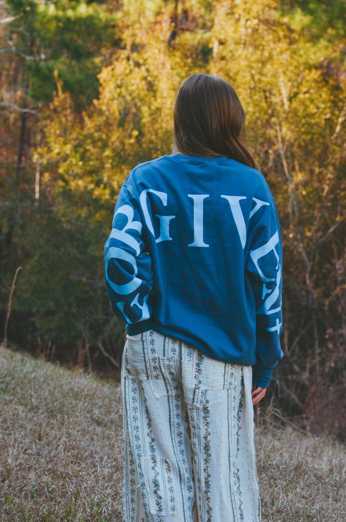 Forgiven Blue Sweatshirt