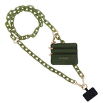 Green Chain - Green Pouch (Hardware: Gold)