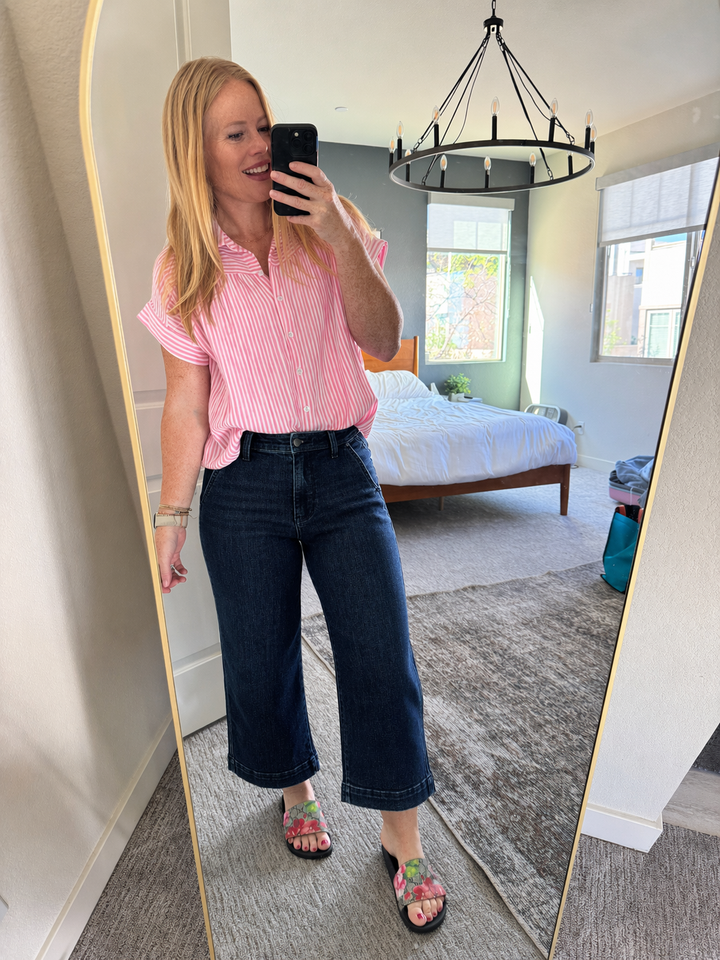 Tropic Like It's Hot Cropped Denim