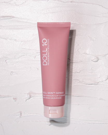 Daily Dissolve Enzyme Clay Cleanser with Reishi Mushroom with Cleansing Pad