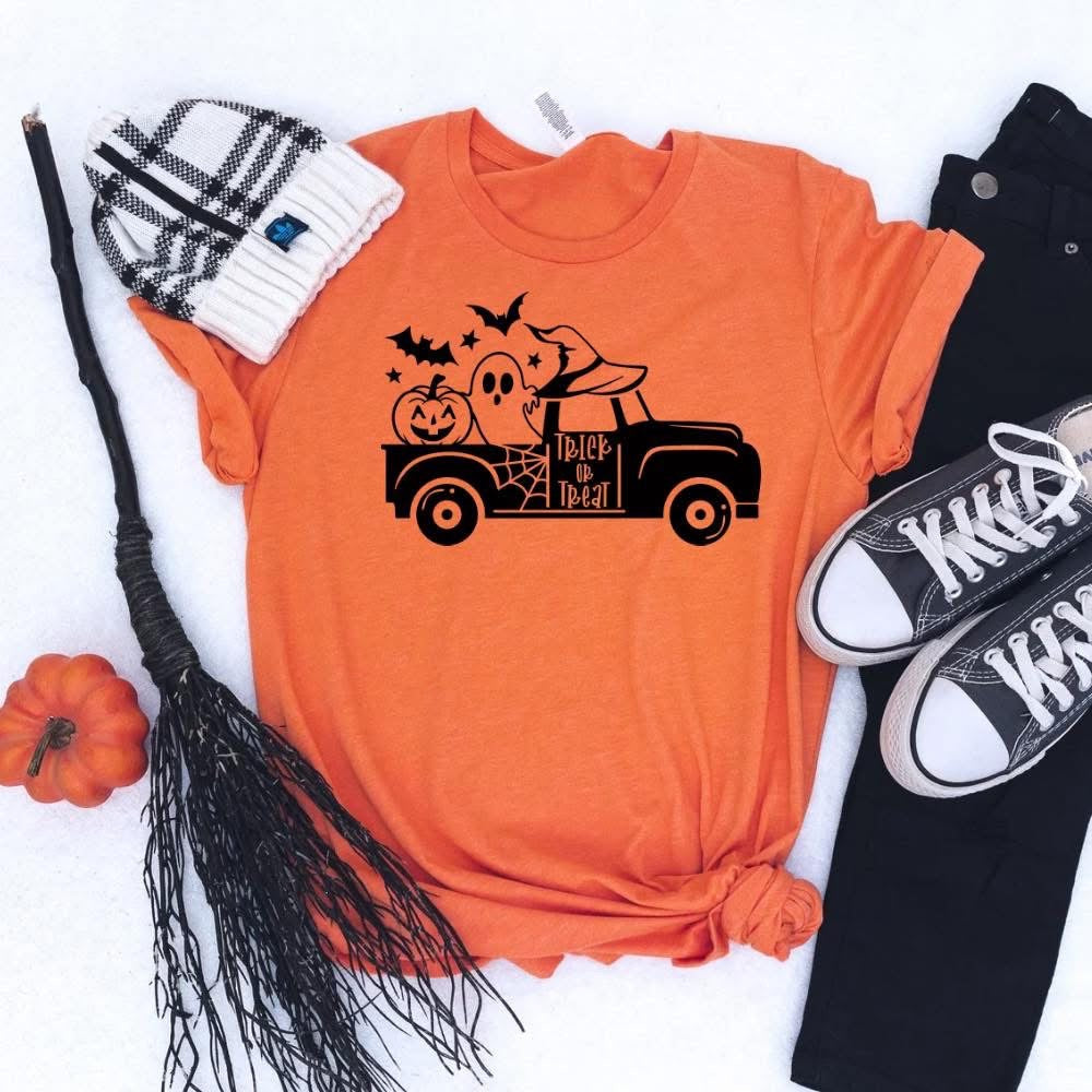 Weekly Deal Trick Or Treat Truck Graphic Tee