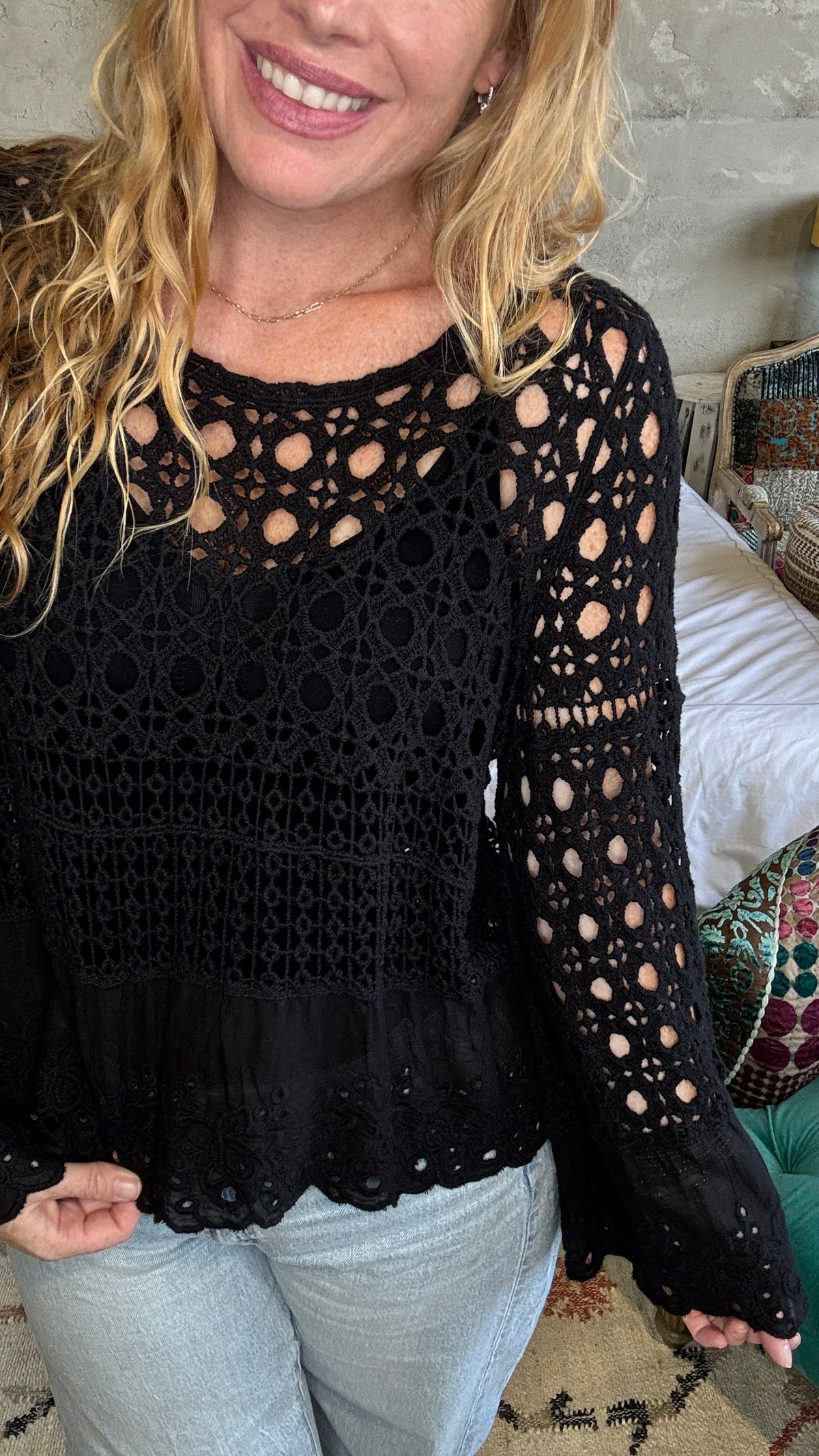 Crafted in Crochet Sweater