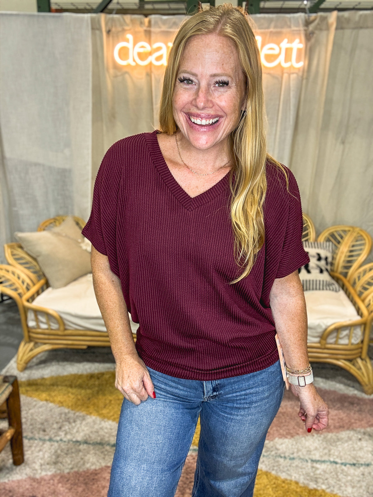 Halo V-Neck Top