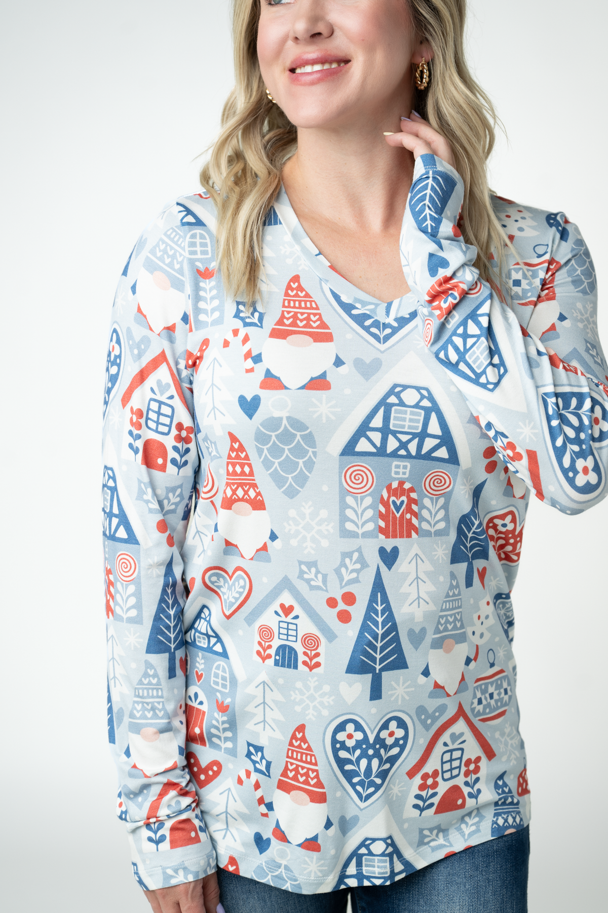 Larissa Long Sleeve - Winter Gnome