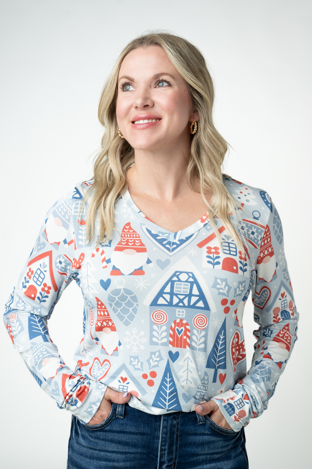Larissa Long Sleeve - Winter Gnome