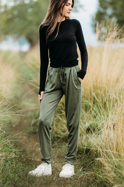 Cloud Joggers - Olive