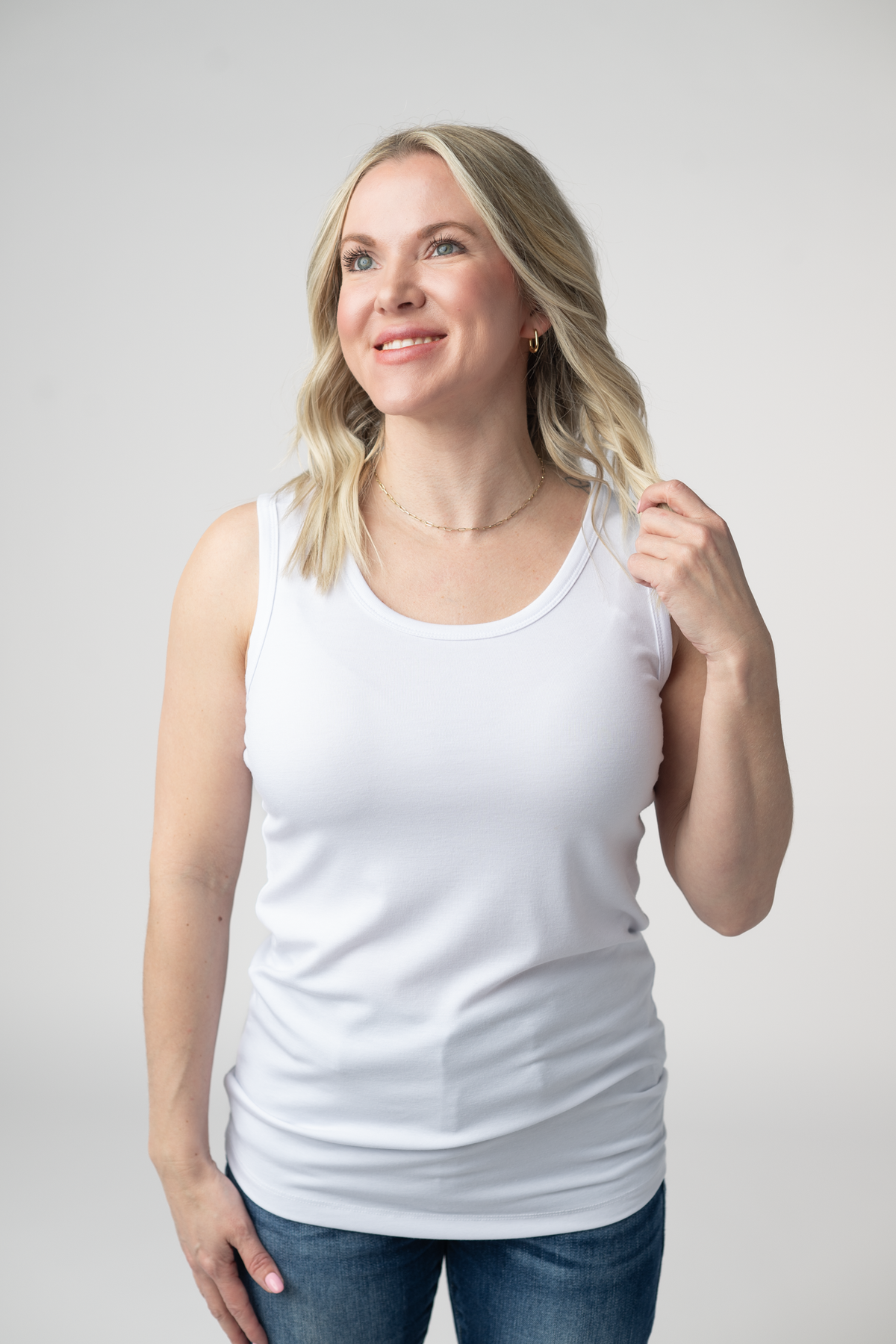 Ava Tank- White