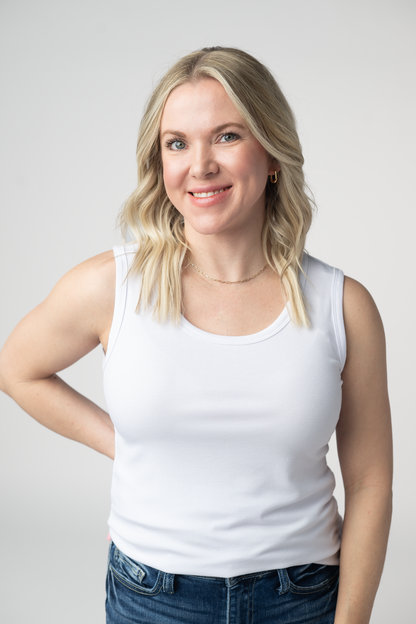 Ava Tank- White