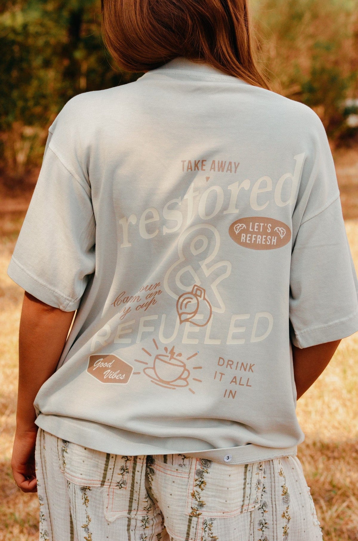 Coffee & Jesus Mock Tee