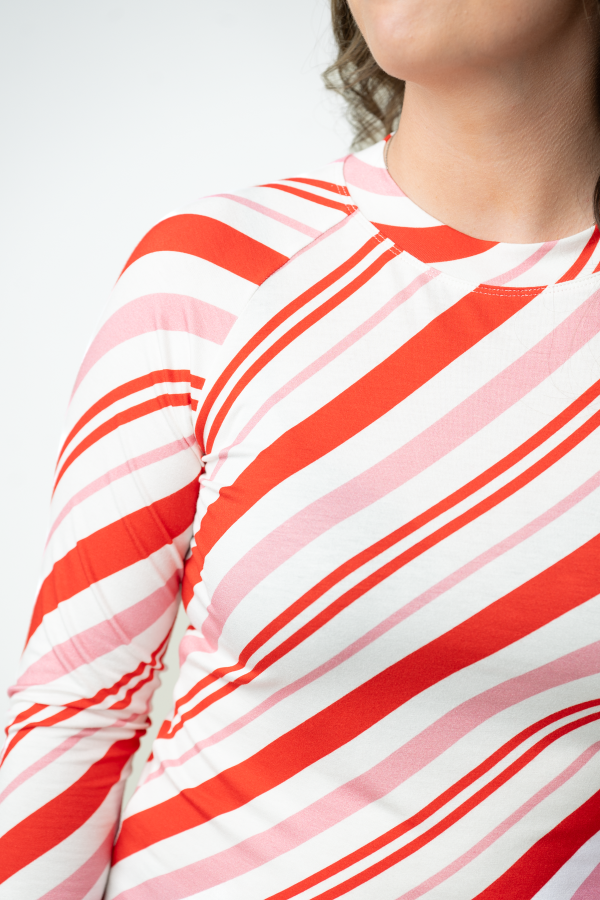 Blair Long Sleeve Top - Candy Cane