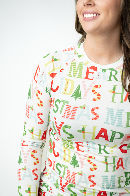 Blair Long Sleeve Top - Merry Christmas