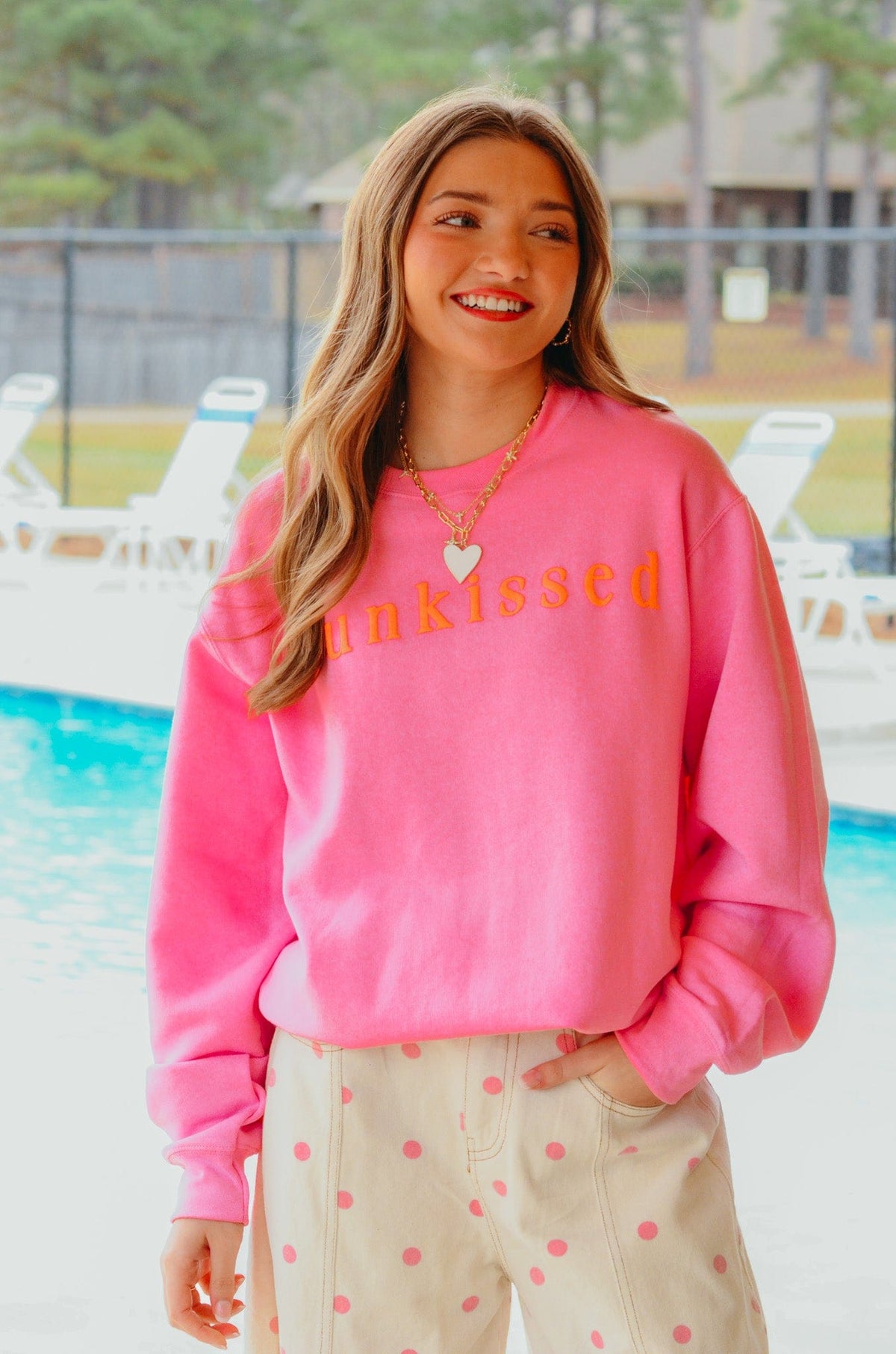 Sunkissed Pink Sweatshirt