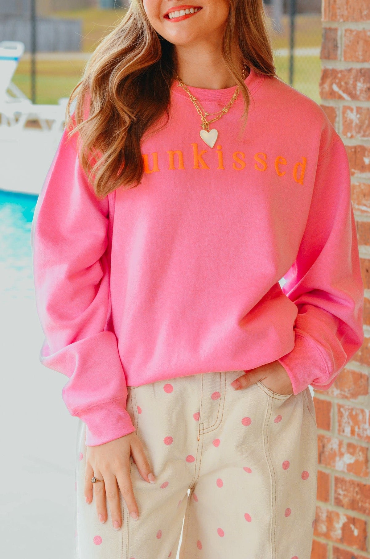 Sunkissed Pink Sweatshirt