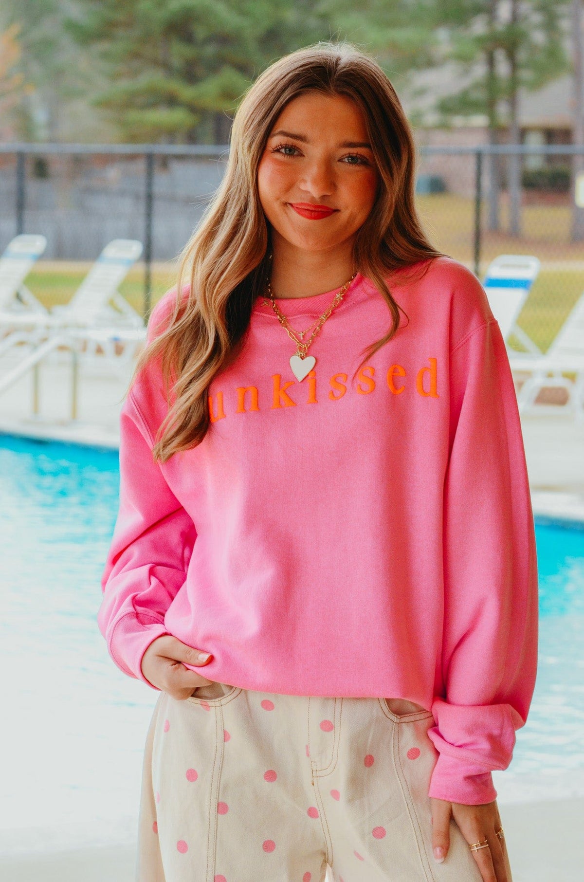 Sunkissed Pink Sweatshirt