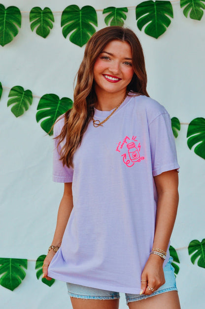 Hot Girls Take Meds Purple Tee