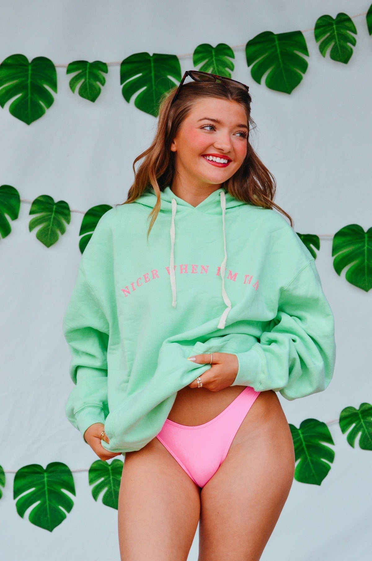 Nicer When I’m Tan Hoodie