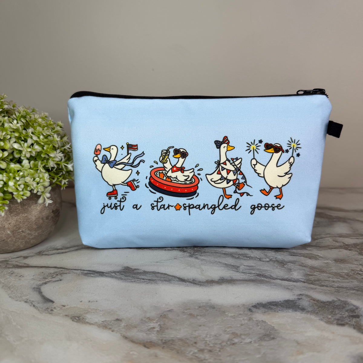 Pouch - America Goose Star Spangled